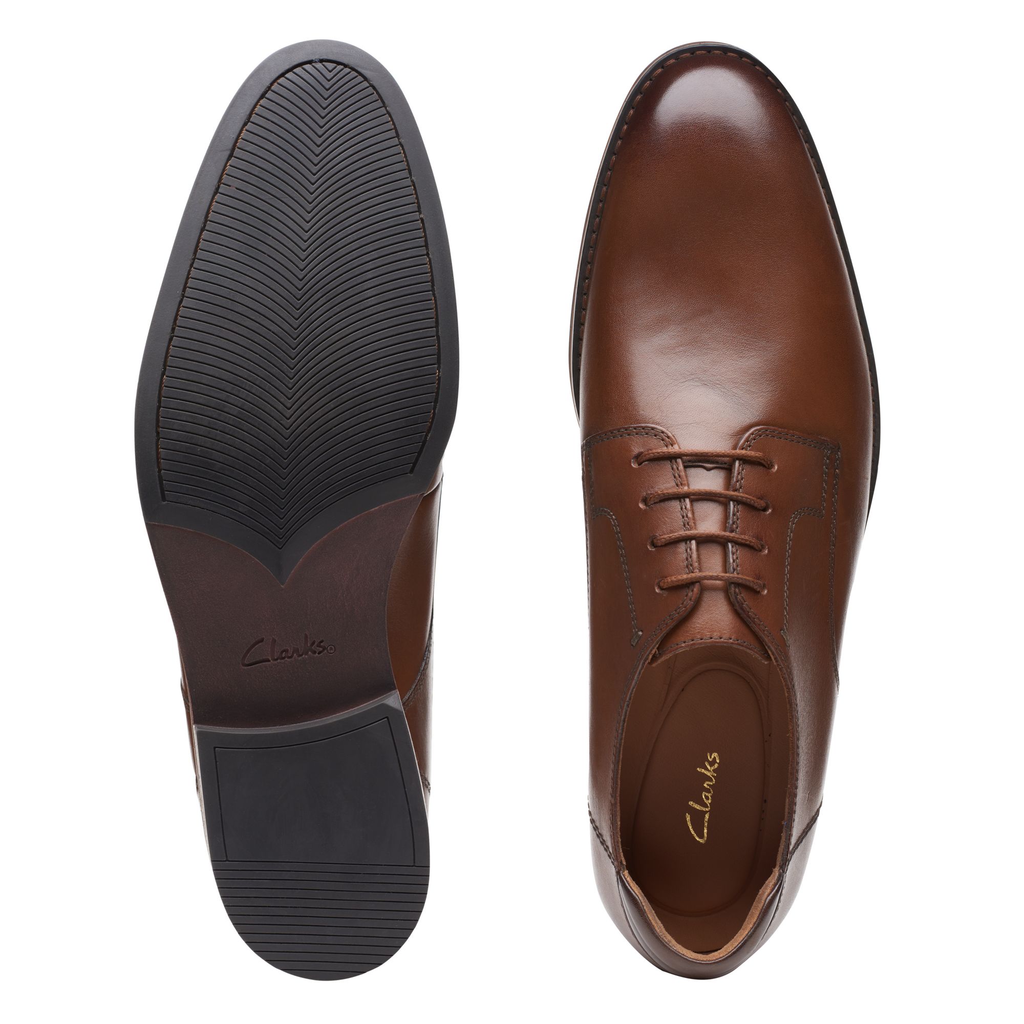 Men Donaway Edge Black Leather