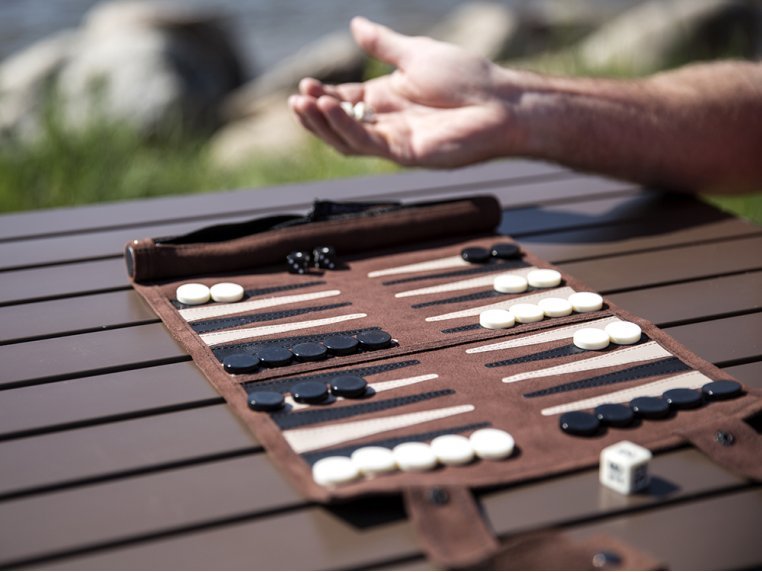 Roll-Up Travel Backgammon