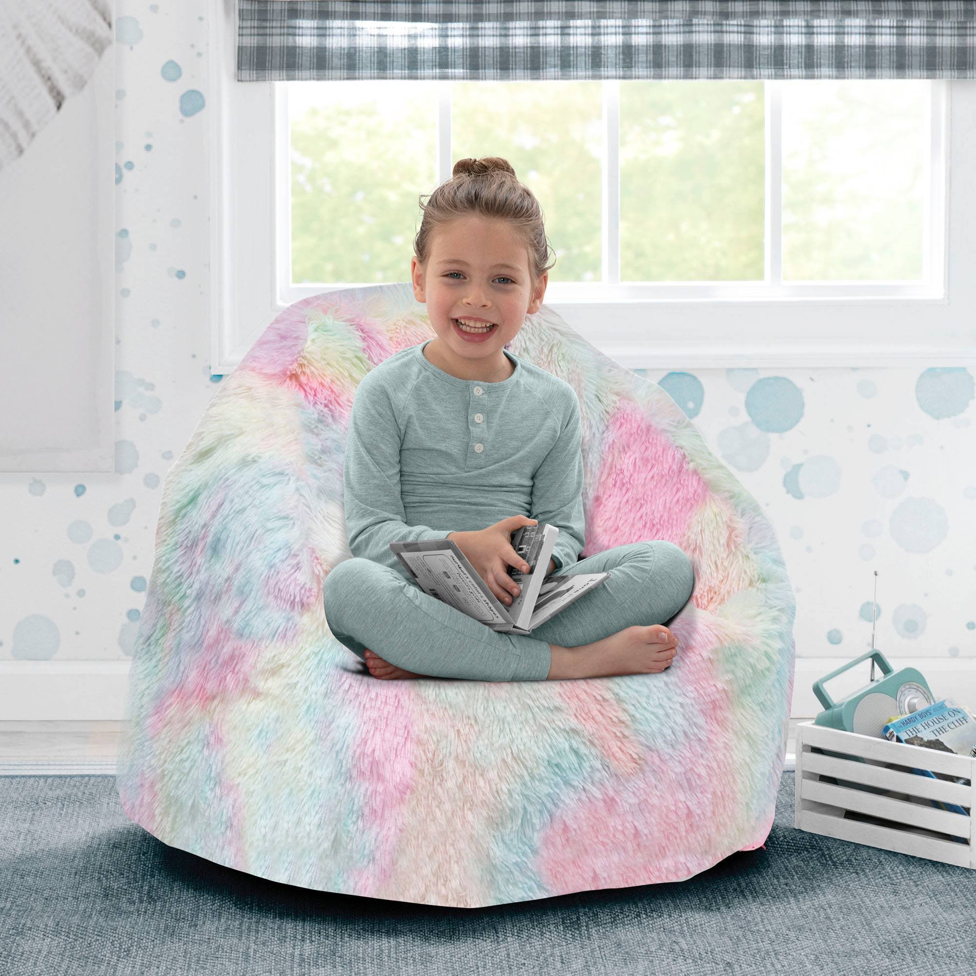 Toddler Snuggle Foam Filled Chair Tie Dye - Delta Children