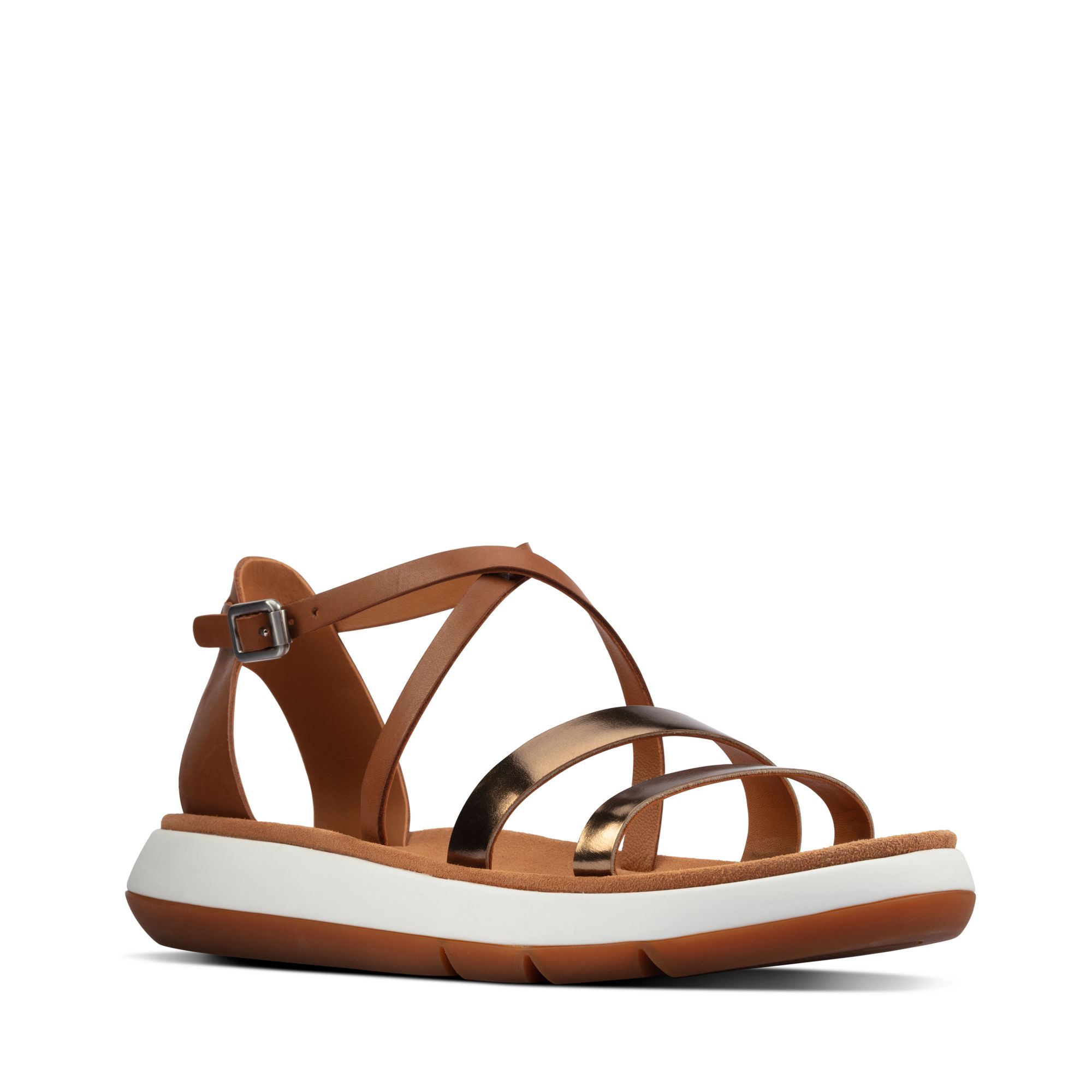 Women Sandals Jemsa Strap Bright OrangeCom