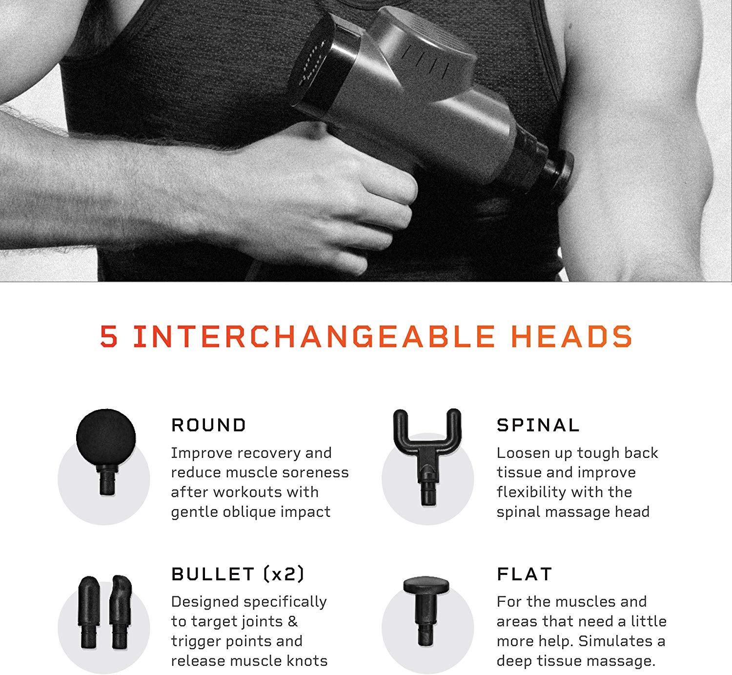 Sonic Handheld Percussion Massage Gun