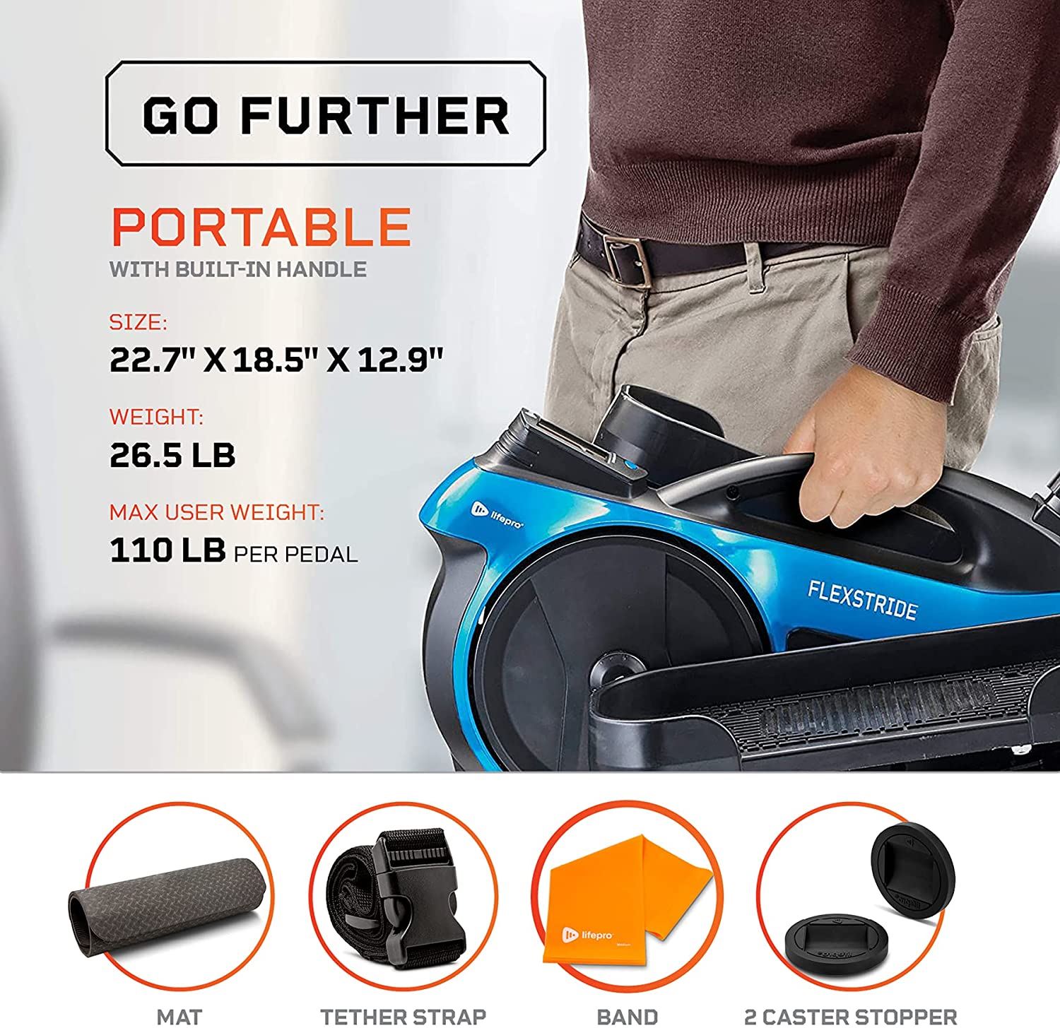 FlexStride Plus Under Desk Elliptical