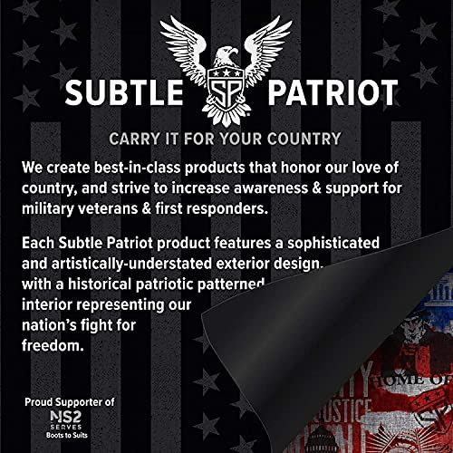 Subtle Patriot Covert 15 Club Golf Stand Bag 5 Way Top, Fully Lined Dividers, Snap-On