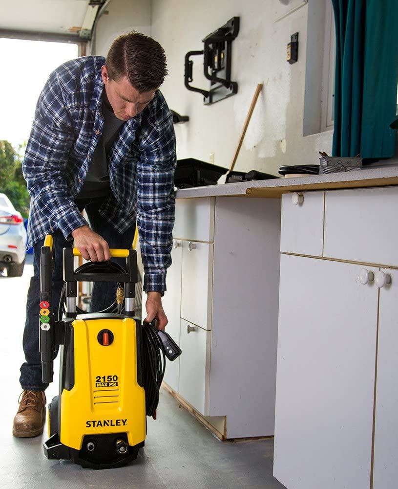 Electric Pressure Washer with Spray Gun, Quick Connect Nozzles Foam Cannon