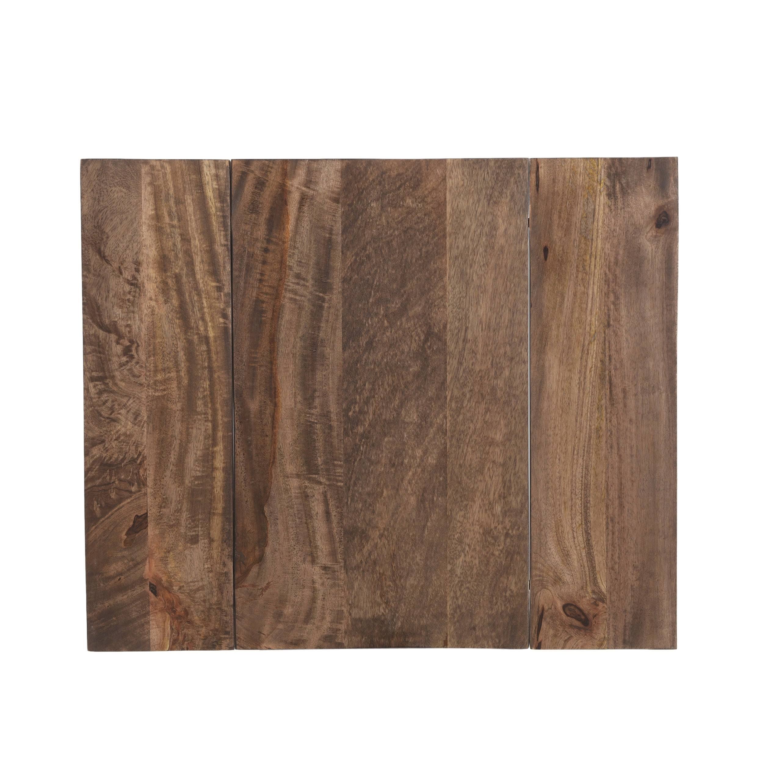 Christopher Knight Home Coral Adjustable C-Shaped End Table, Brown, Gray