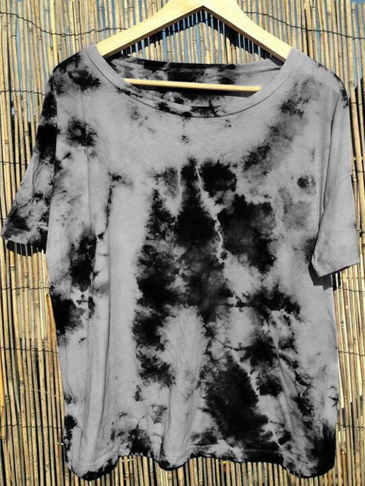 Casual Short Sleeve Round Neck Plus Size Tops