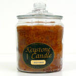 1 PC 64 oz Ginger and Orange Jar Candles 5.5 in. Diameter x 7.75 in. Tall