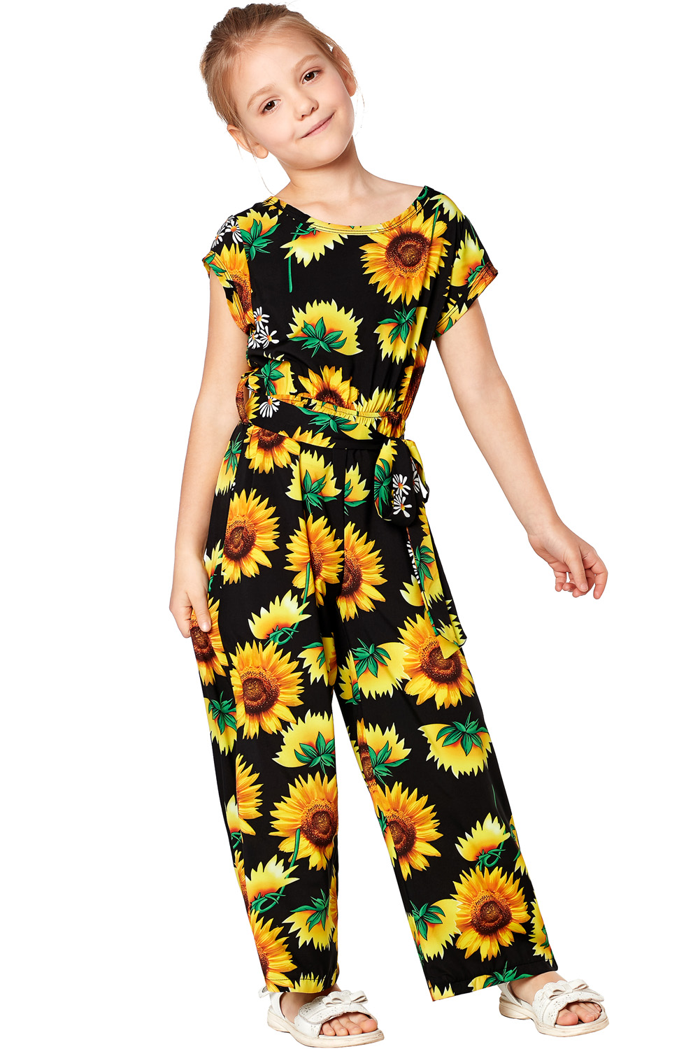 Black Sunflower Jumpsuit