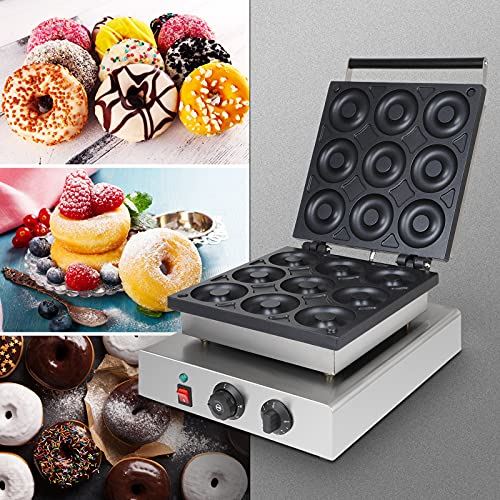 generic Commercial Doughnut Baker Maker Machine 9 Holes 2.2KW 110V
