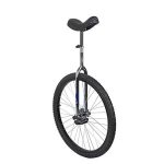 28 Inch Classic Chrome/Black Unicycle
