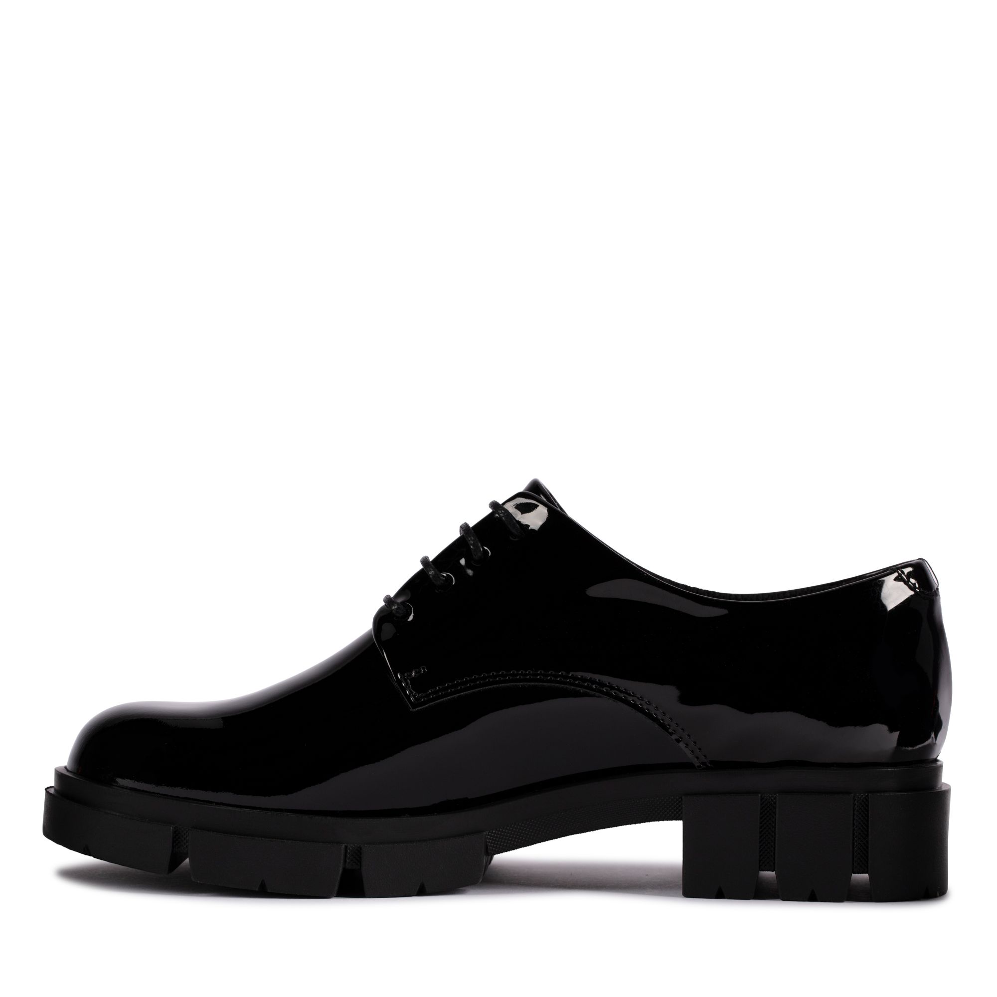 Women Teala Lace Black Pat