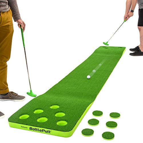 GoSports Battleputt Golf Putting Game, 2-on-2 Pong Style Play w/ 11�� Putting Green