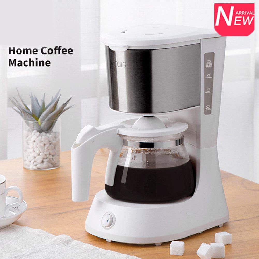 Espresso Coffee Maker with Anti-Drip Insulation Glass Kettle Teapot