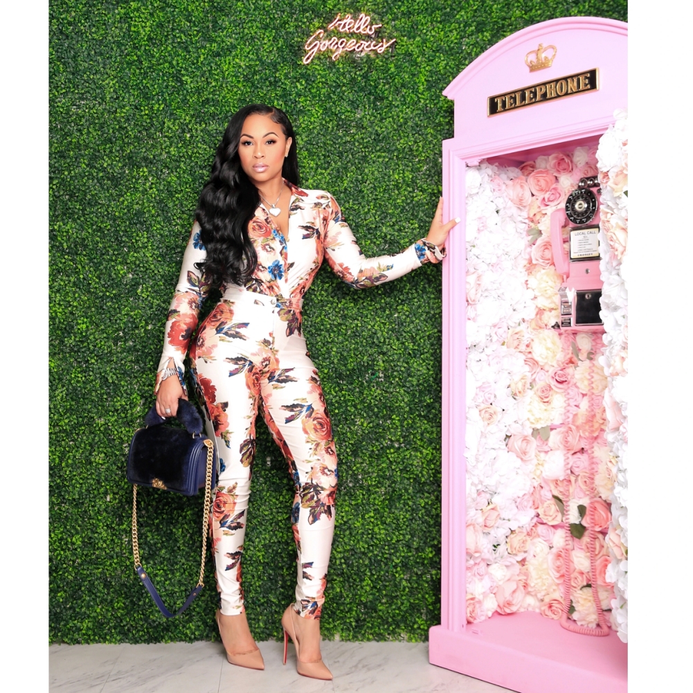 Autumn Floral Two Piece Matching Pants Set