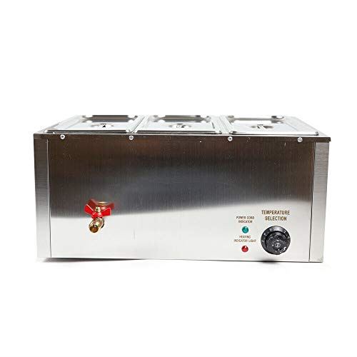 Buffet Server Electric Food Warmer 3 Pan Stainless Steel Buffet Warmer Buffet