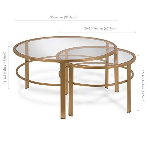 Henn&Hart Gaia Coffee Table / 36��� Wide