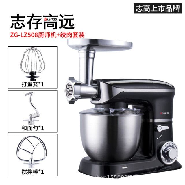 Electric Whisk Desktop Stand Mixer Household Multi-Functional Dough Cream Whipper Small Dough Mixer