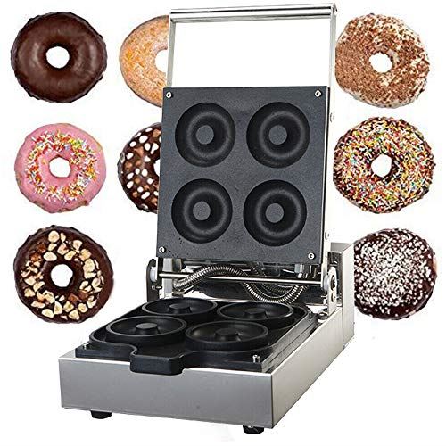 Mini Donut Electric Maker Machine Nonstick Commercial Doughnut Baker Maker