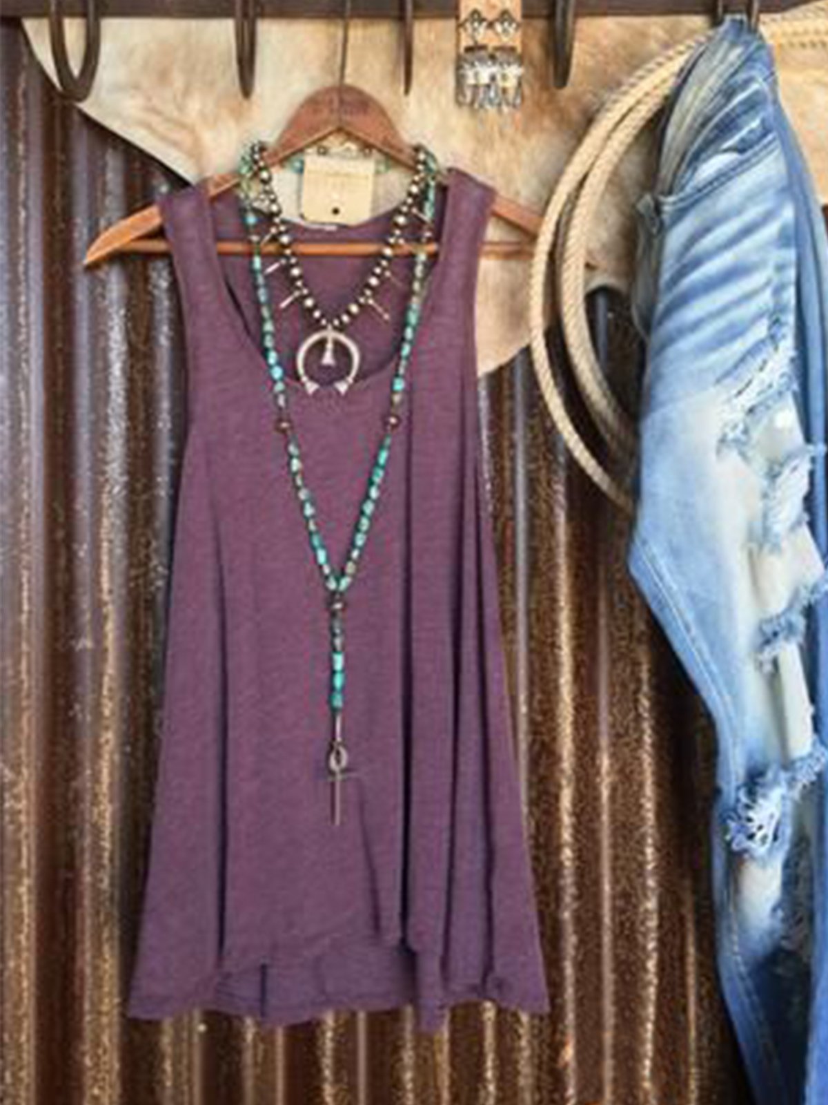 Casual Basic Simple Loose vest