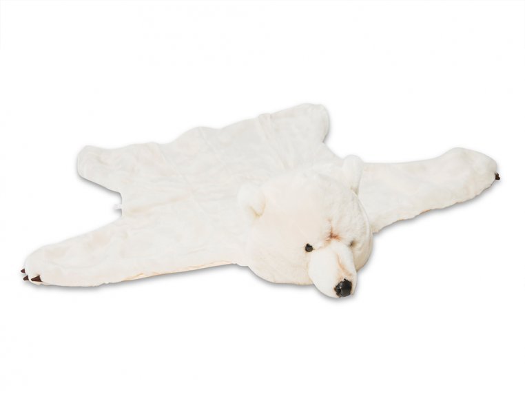 Plush Hooded Animal Cape - Polar Bear