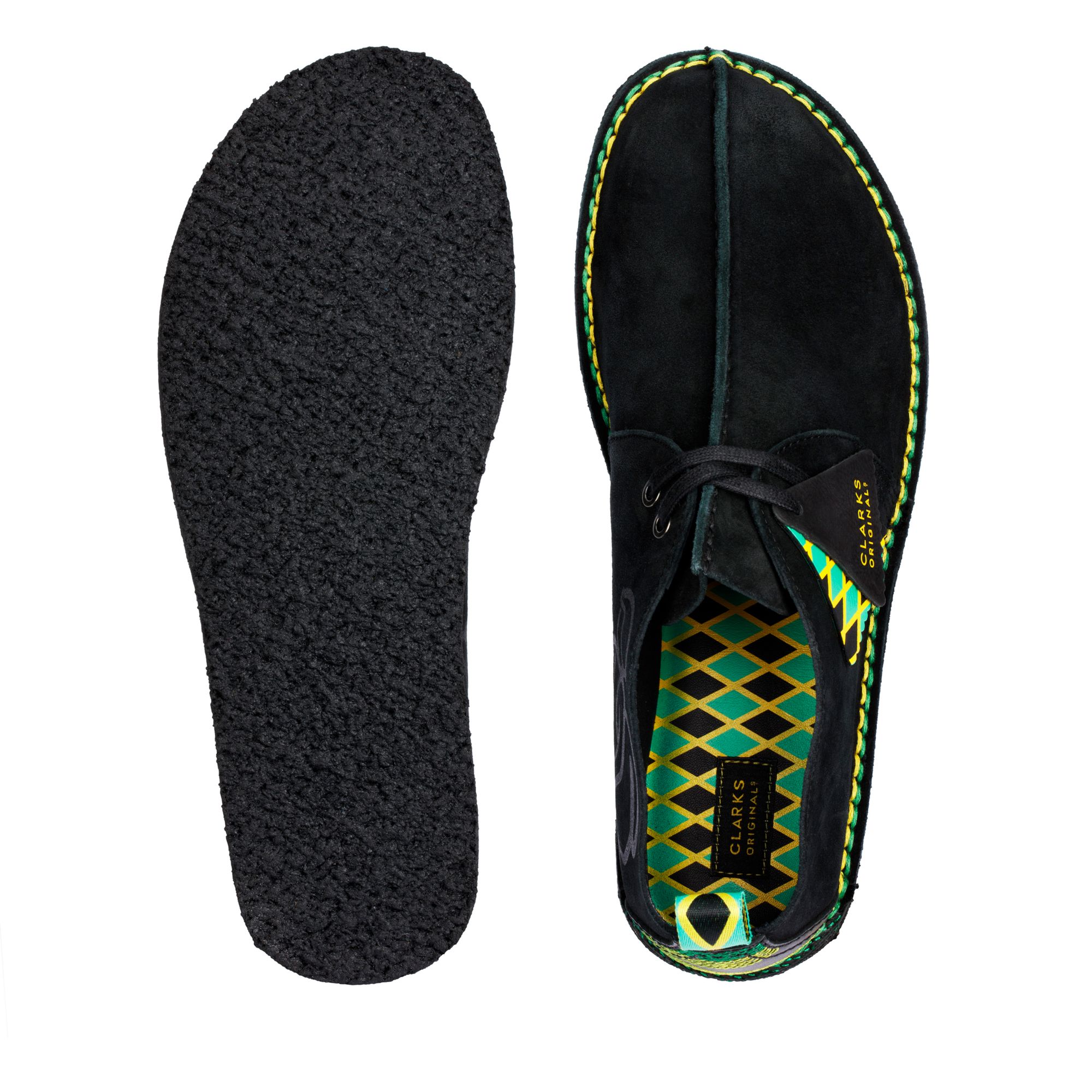 Men Un Aldric Lace Black Leather