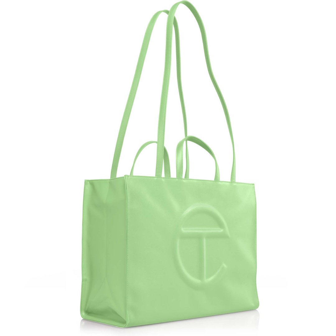 Large Double Mint Shopping Bag