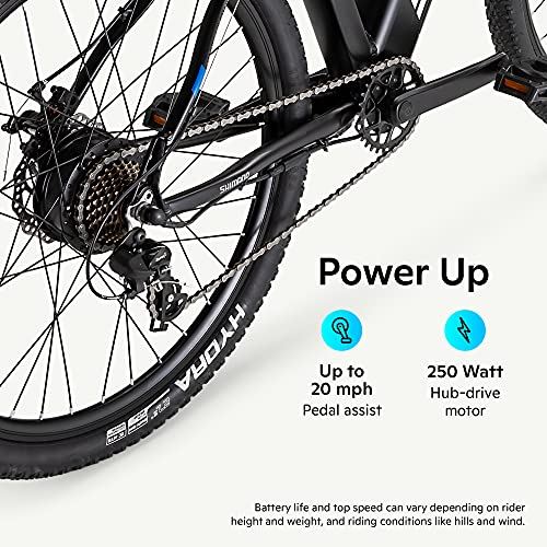 Schwinn Amalgam Adult Electric Bike, 18.5-Inch Hybrid Aluminum Frame