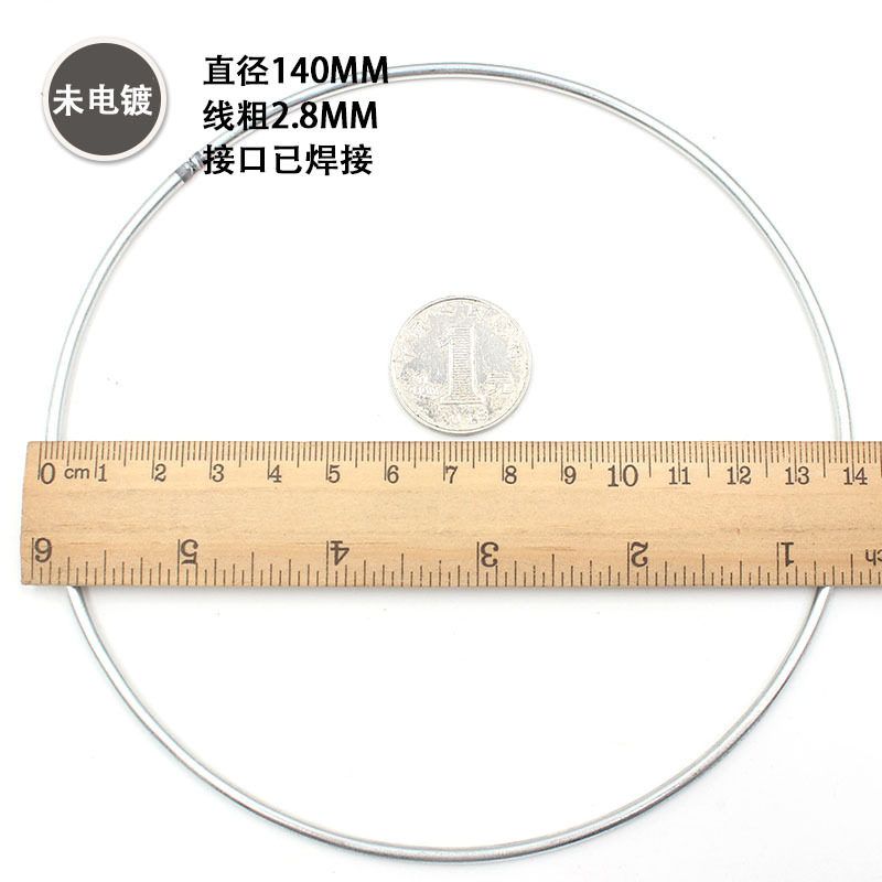 厂家直销批发多规格捕梦网铁圈铁环焊接圆环金属圈大量现货15mm-1