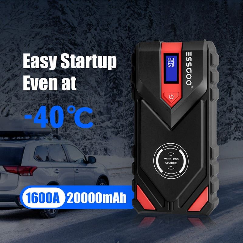 ESSGOO Car Jump Starter Power Bank 20000mAh 12V Starting device