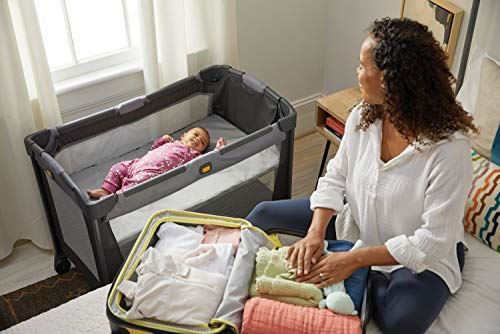 Century Travel On 2-in-1 Compact Playard with Bassinet