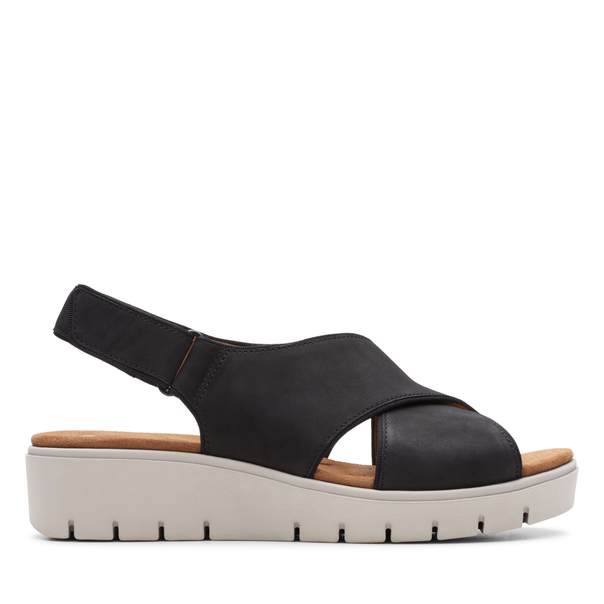 Women Sandals Un Karely Sun Black Nubuck