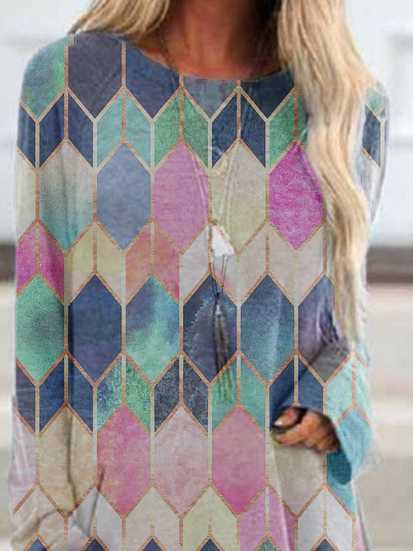 Long Sleeve Shift Shirts & Tops