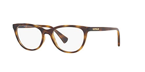 Ralph Lauren 拉夫·劳伦 RA7111 猫眼*眼镜框架,闪亮黑哈瓦那/演示镜头,51 毫米