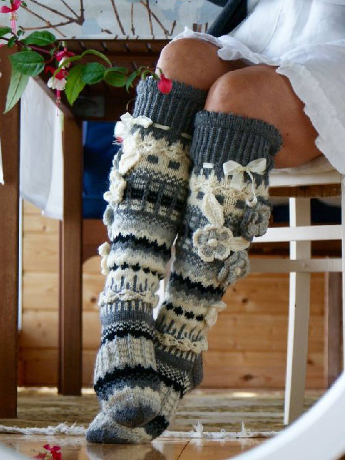 Multicolor Cotton-Blend Casual Underwear & Socks