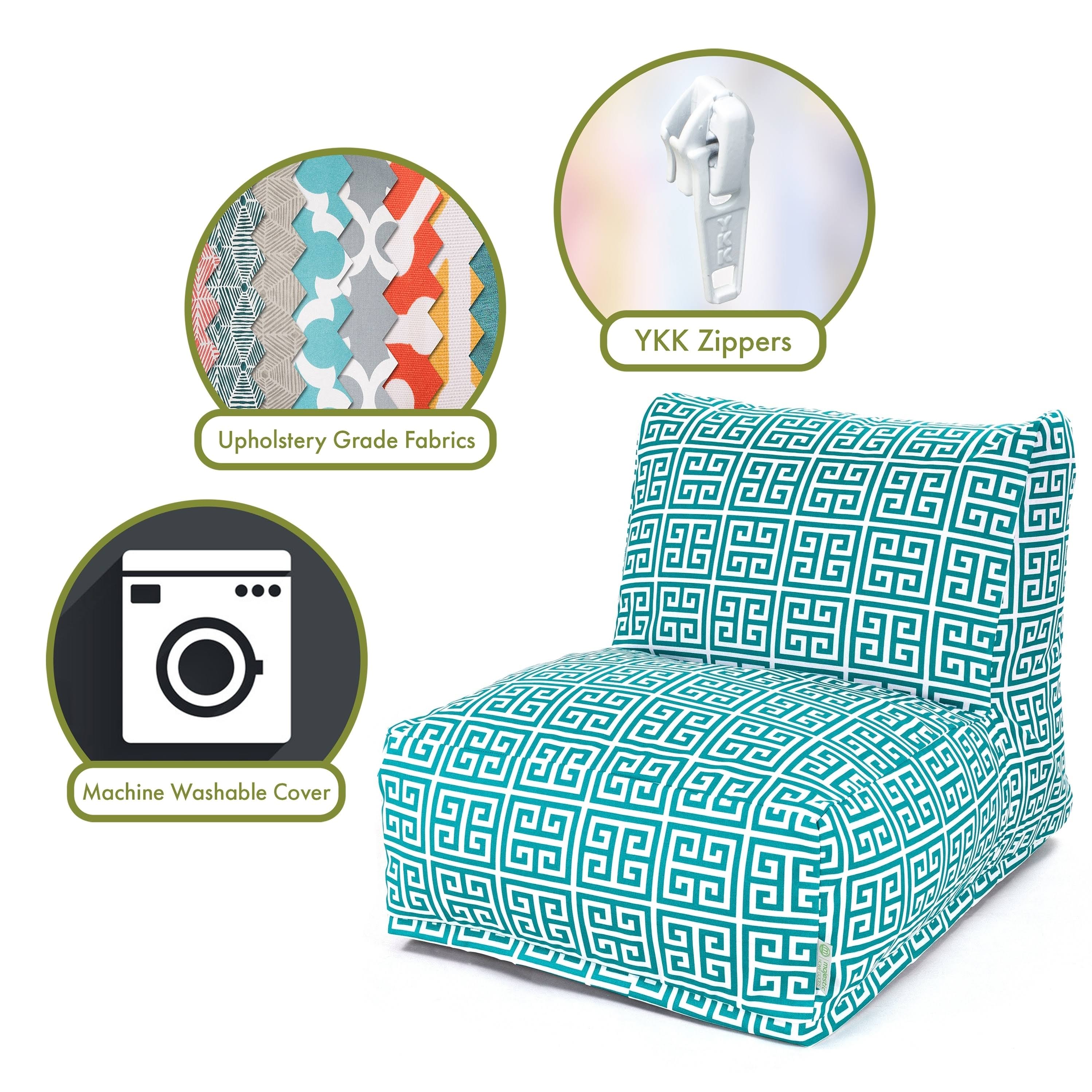 Majestic Home Goods Citrus Towers Bean Bag Chair Lounger