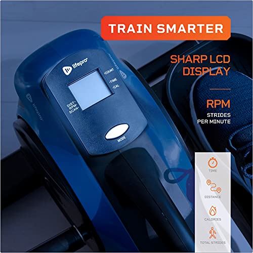LifePro Under Desk Elliptical �C Under Desk Pedal Exerciser to Strengthen Muscles and Build Cardiovascular Fitness