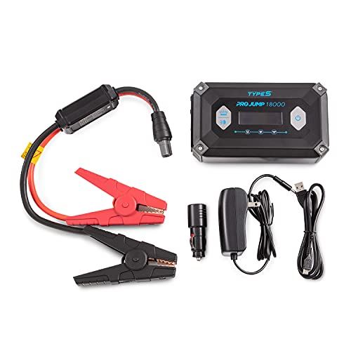 12V 9.0L Battery Jump Starter with 18,000 mAh Power Bank