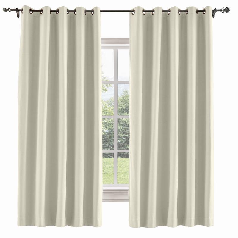 CAPRI Cotton Linen Polyester Curtain Drapery Custom