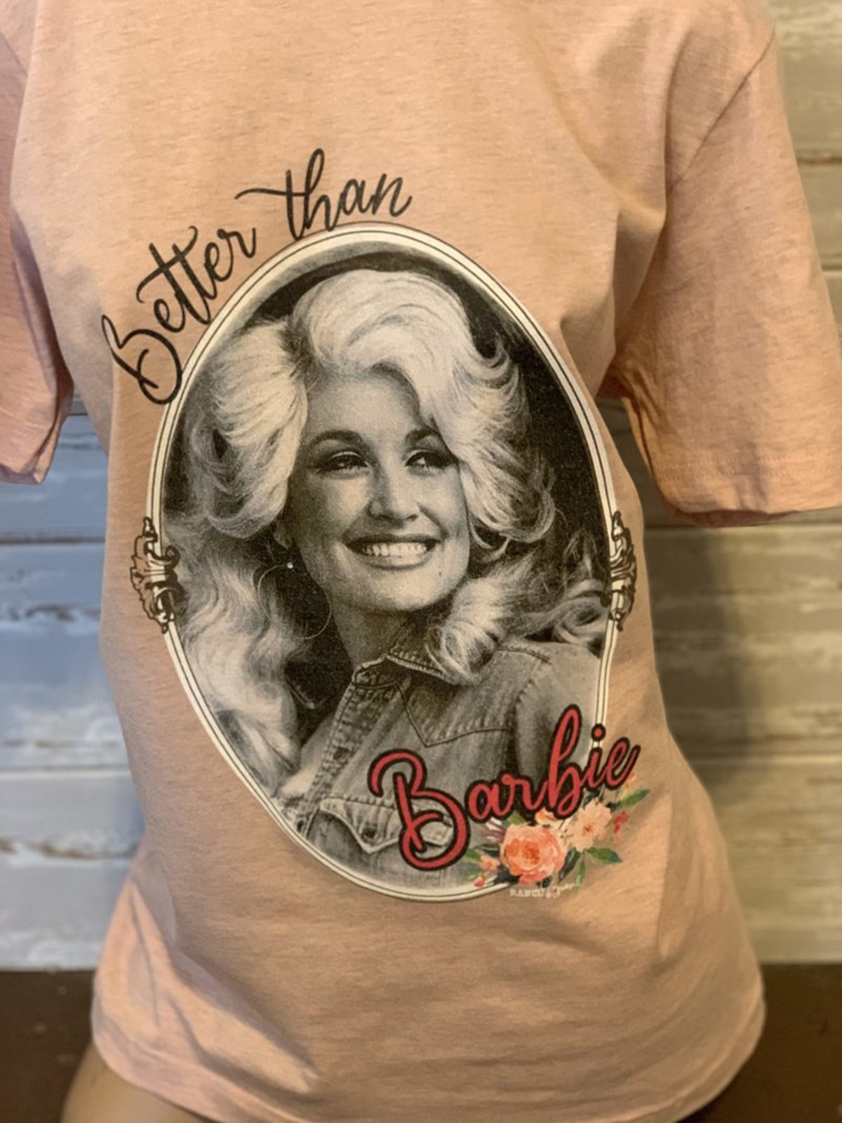 Printed People Crew Neck Vintage Shirts & Tops