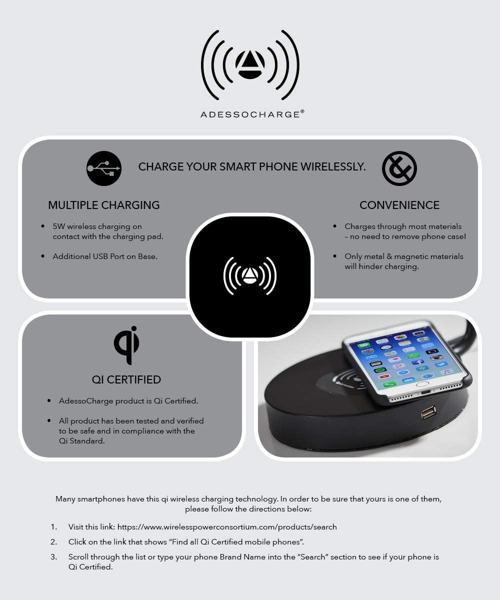 LED Desk Lamp Wireless Charging
