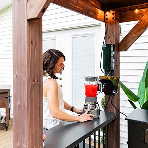 Backyard Discovery Saxony Wooden Grill Gazebo