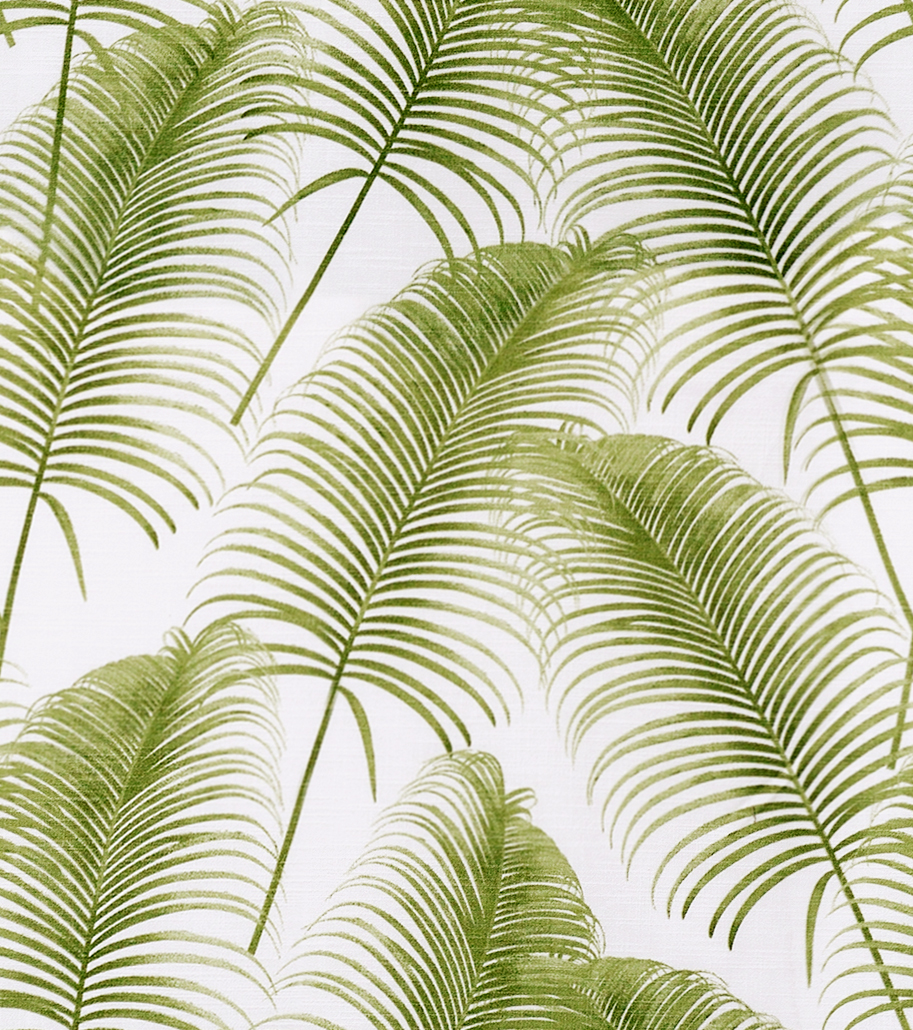 Elenor Leaves Print Fabric Swatch Polyester Cotton, Refundable For Order Amount Over $399