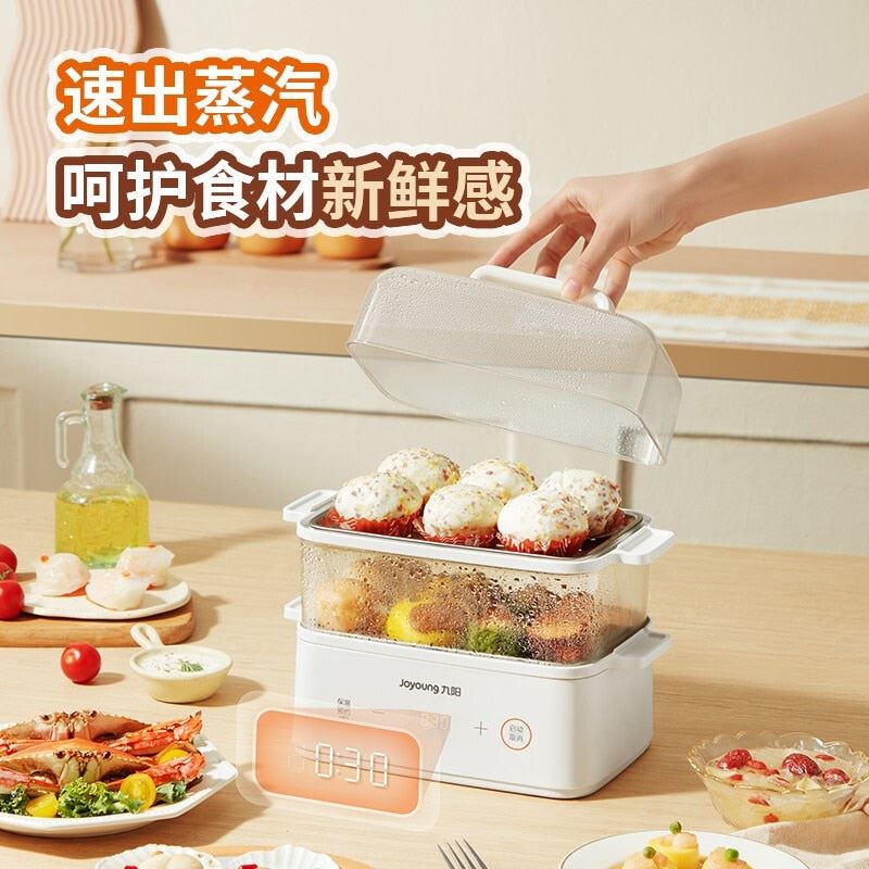 electric steamer quick heating multifunctional breakfast electric steamer food warmer steamer pot