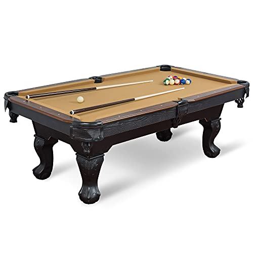 87 Inch Billiard Pool Table w/ Built-in Durable Leg Levelers for Family Game Room