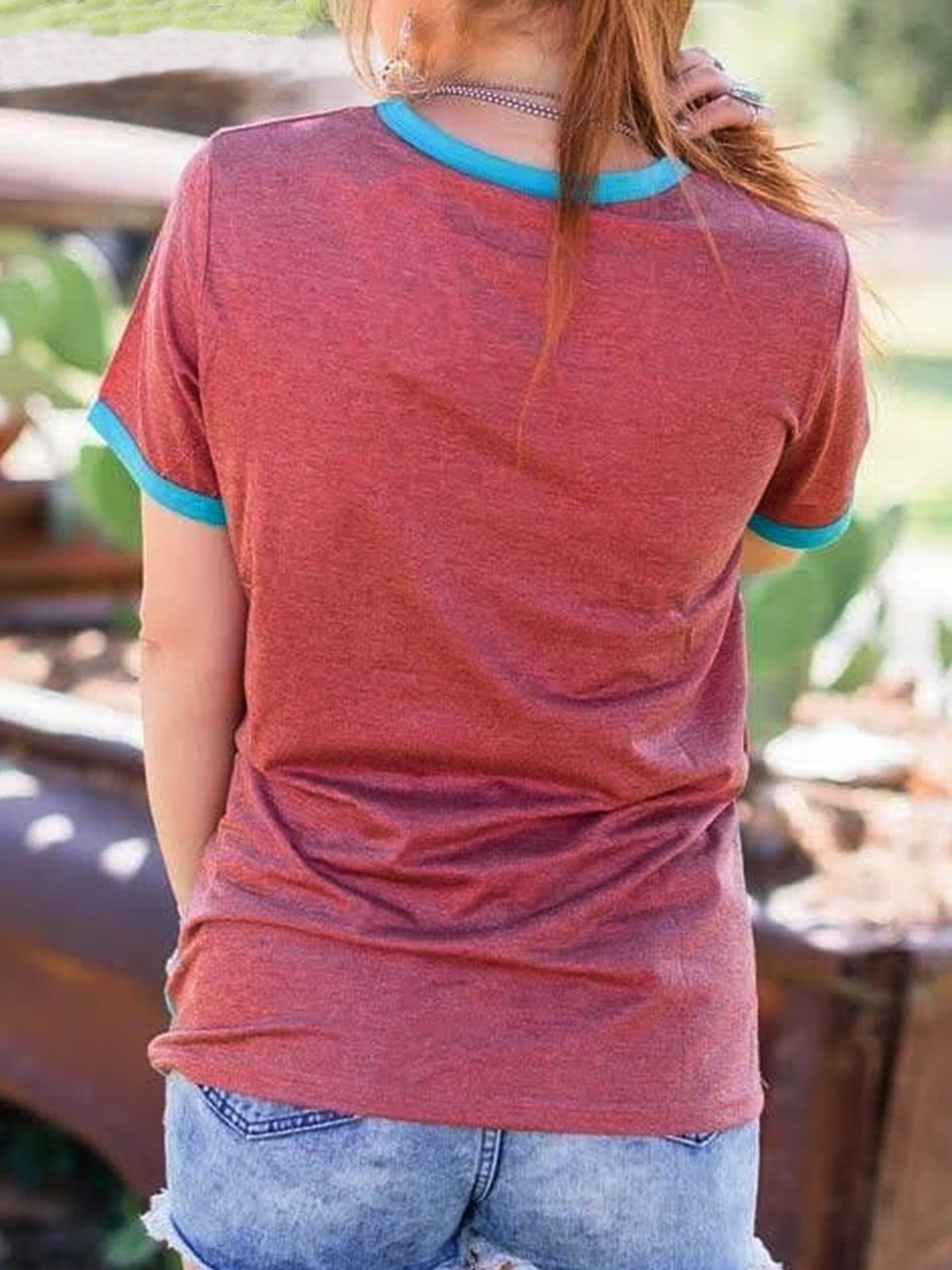 Short Sleeve Printed Casual Shirts & Tops