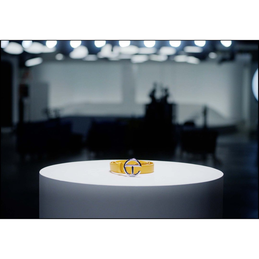 Logo Belt - Silver/Yellow