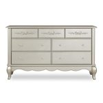 Evolur Aurora Double Dresser with 7 Drawer