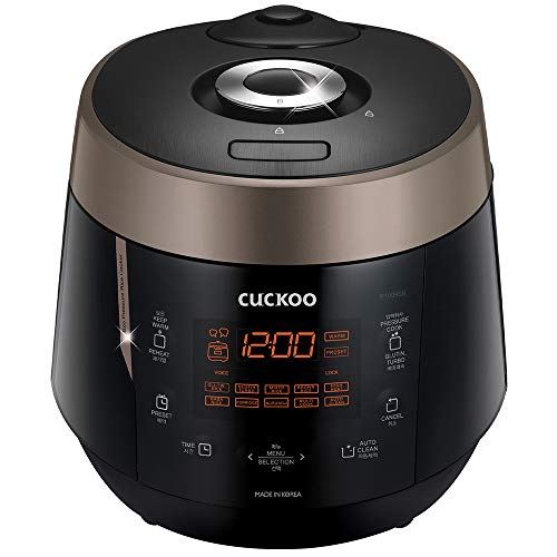 10 Cup Heating Plate Electric Pressure Rice Cooker, 12 Menu Options