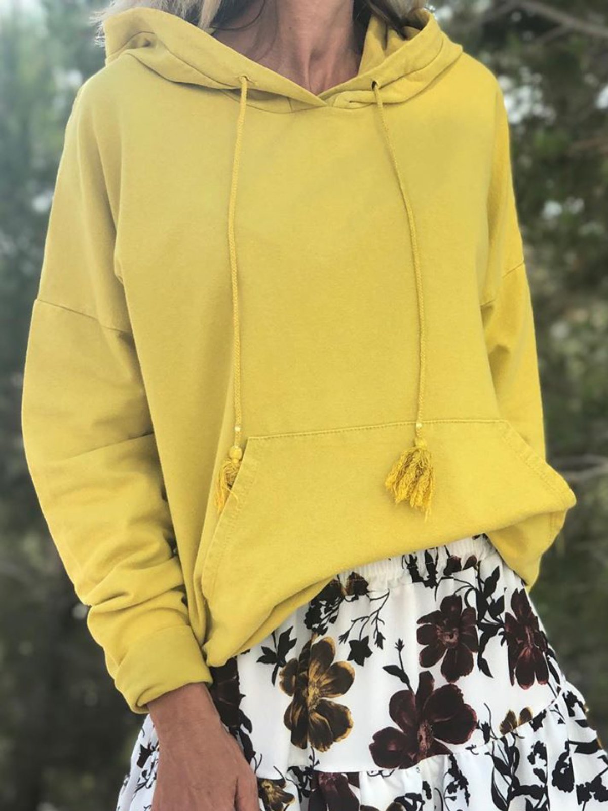 Women Casual Tops Tunic Hoodie Sweater