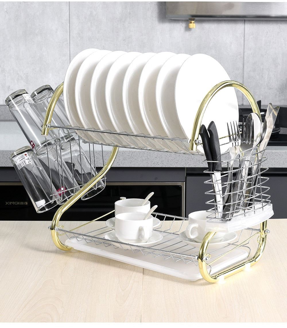 dish drying rack basket galvanized household wash great kitchen sink dish drain drying rack